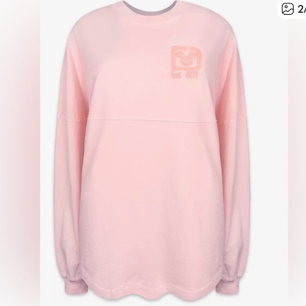 Disney Pink Long Sleeve Pullover Top